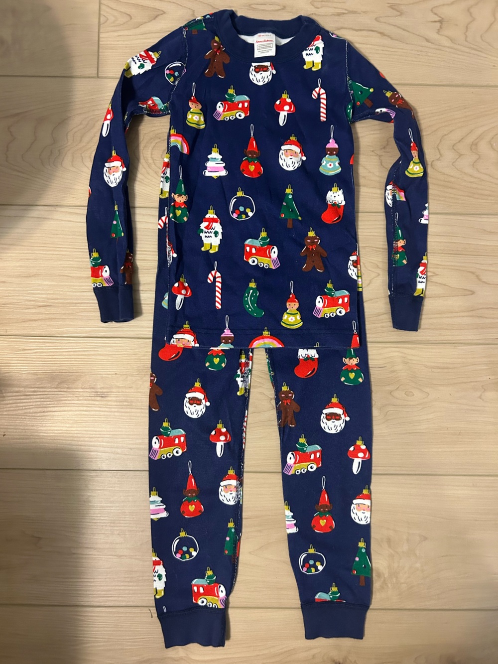 Hanna Andersson holiday ornament pajama set